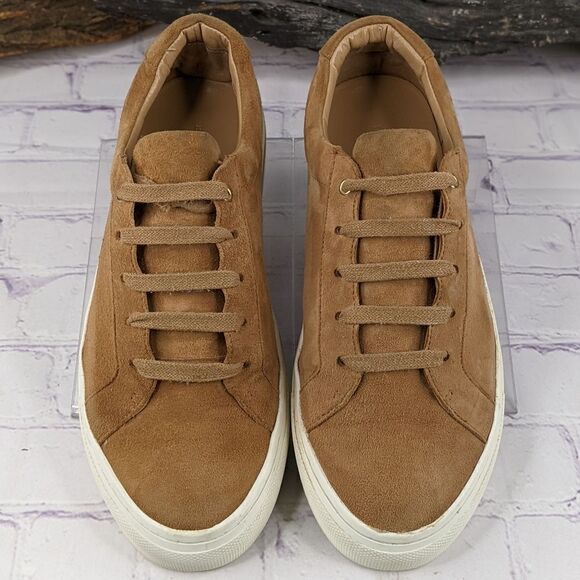 Banana Republic Suede Camel Sneakers - Picture 2 of 12